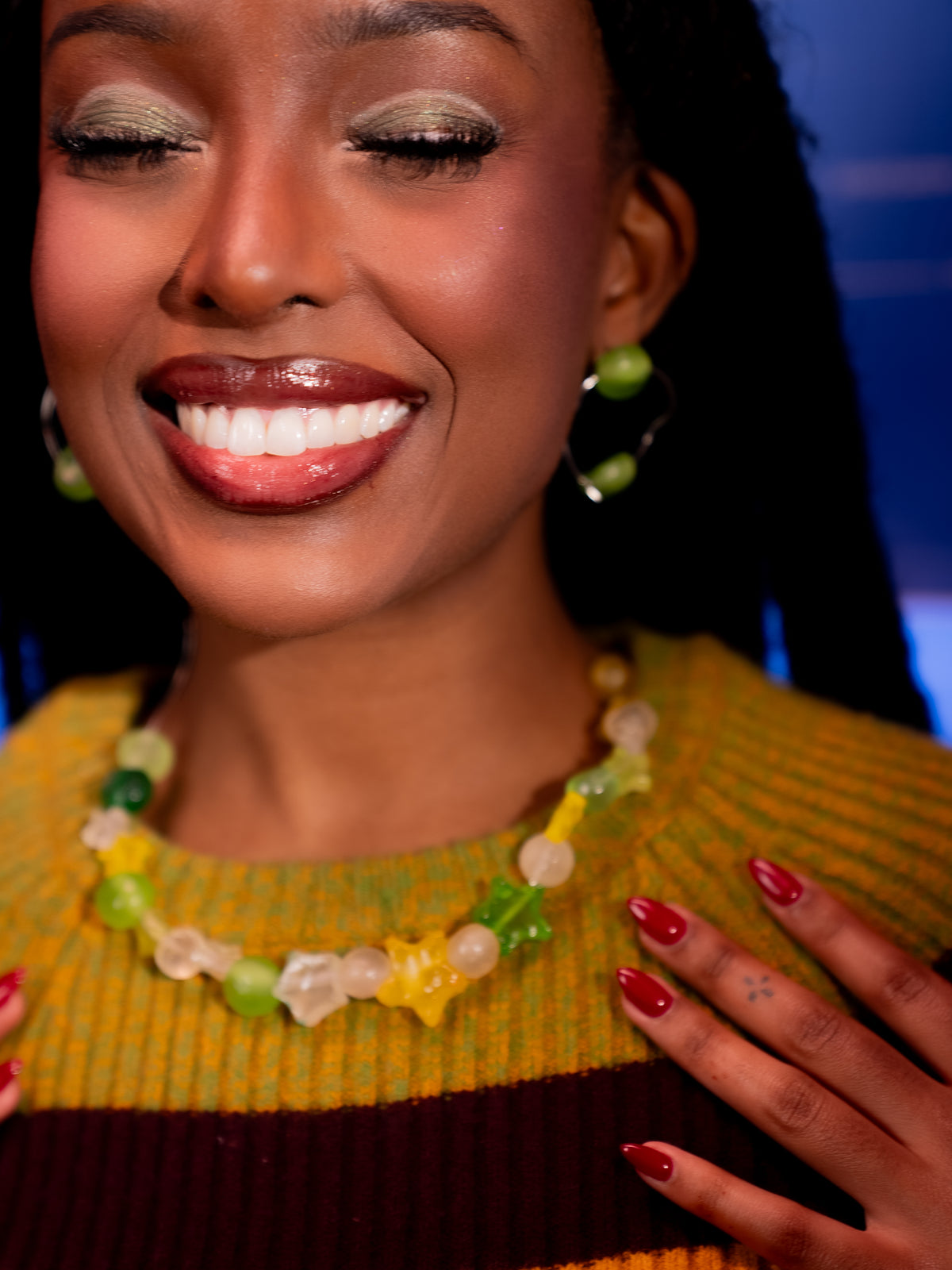 double stud hoops