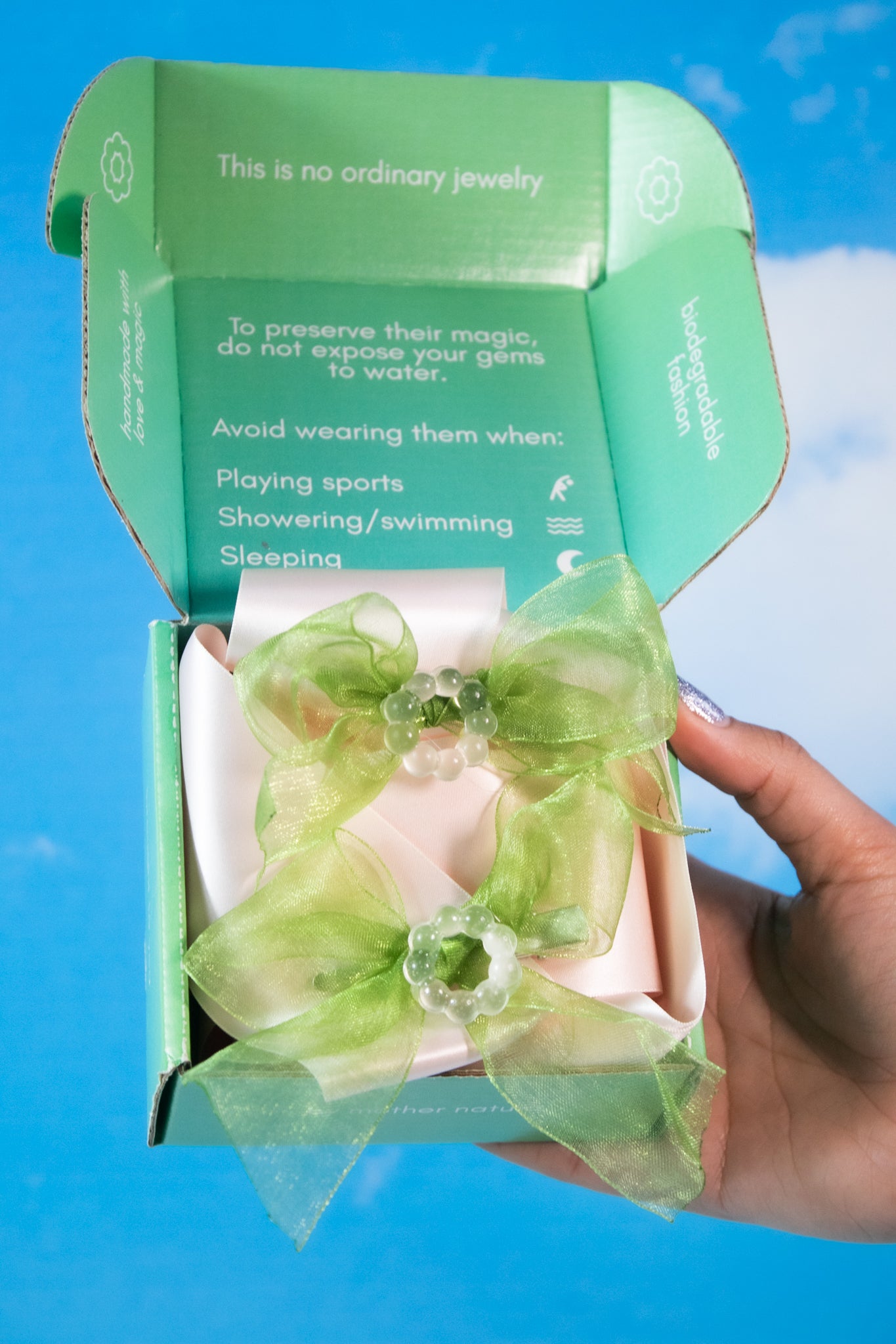 Bowtopia Olive Hair Clips