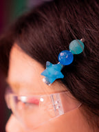 a new.print. hair clips