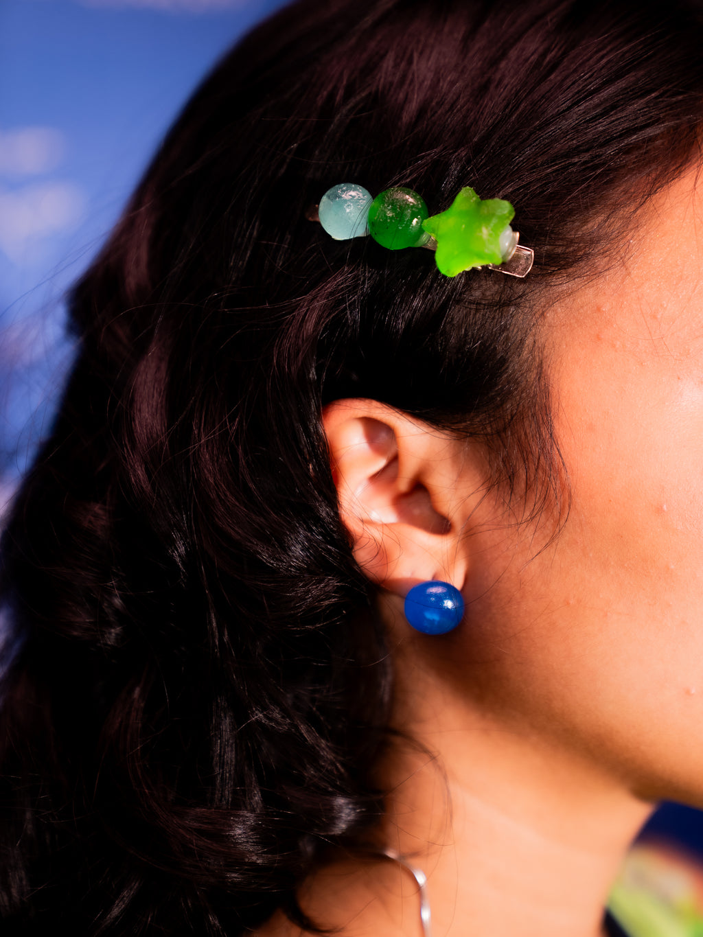 a new.print. hair clips