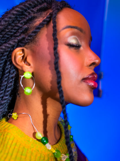 double stud hoops