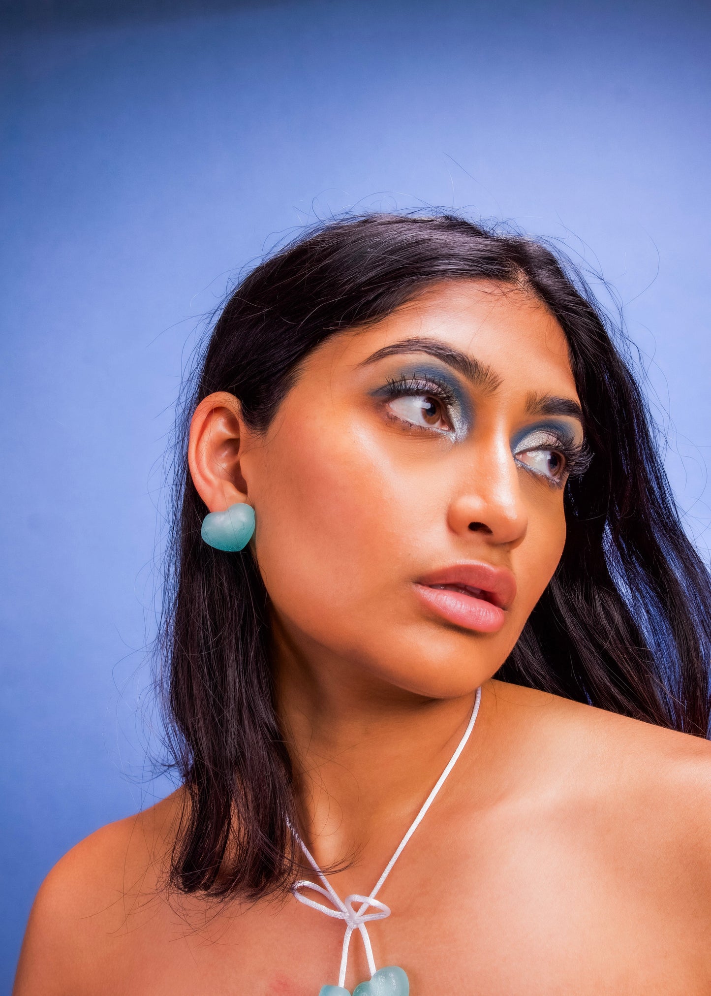 Blue Frosting Earrings