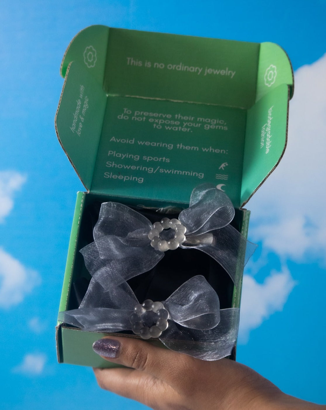 Bowtopia Sterling Hair Clips