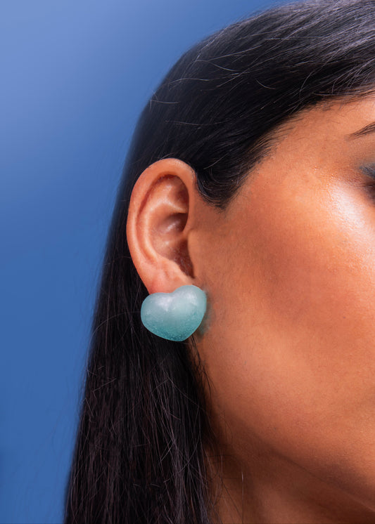 Blue Frosting Earrings