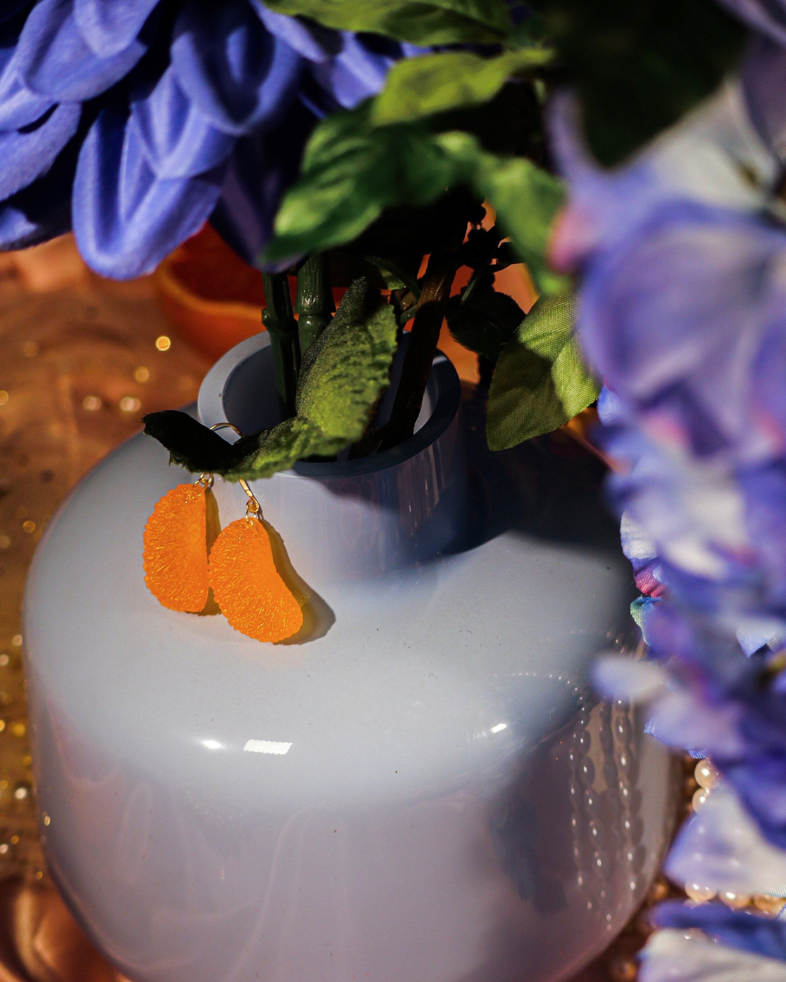 a tangerine earrings
